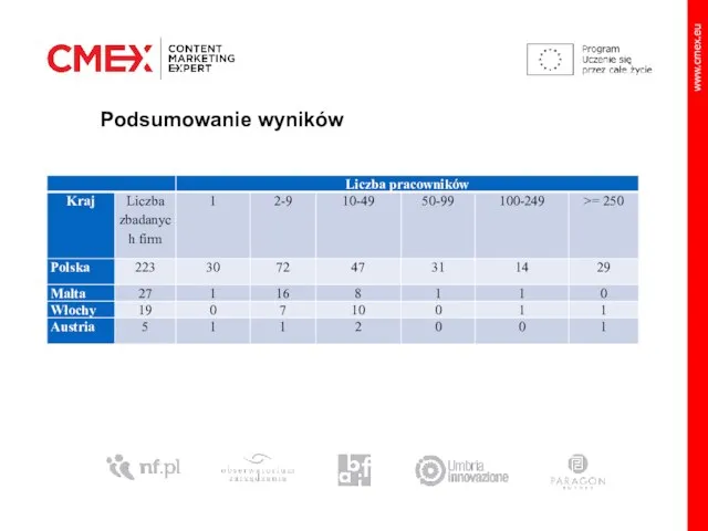 Podsumowanie wyników