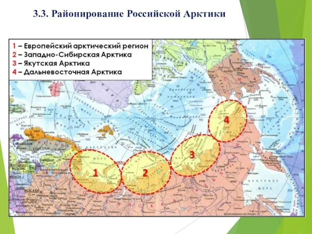 3.3. Районирование Российской Арктики