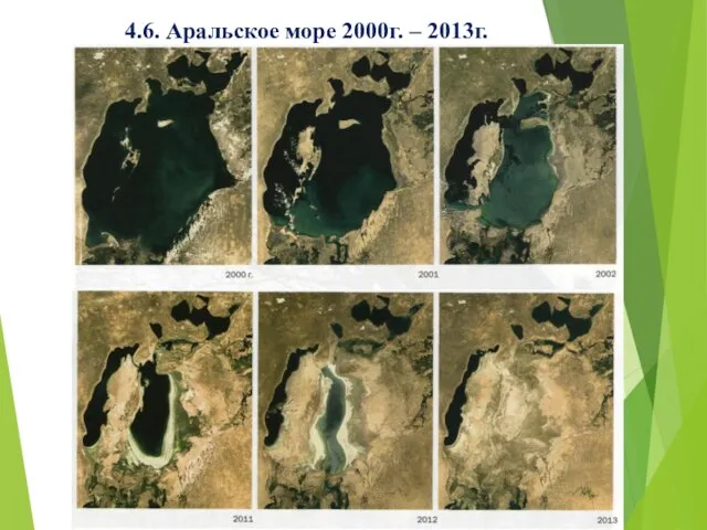 4.6. Аральское море 2000г. – 2013г.