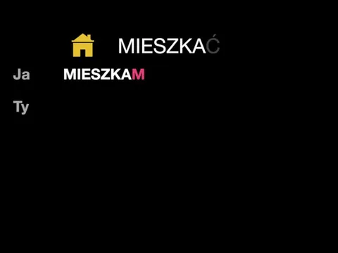 Ja MIESZKAM Ty MIESZKAĆ