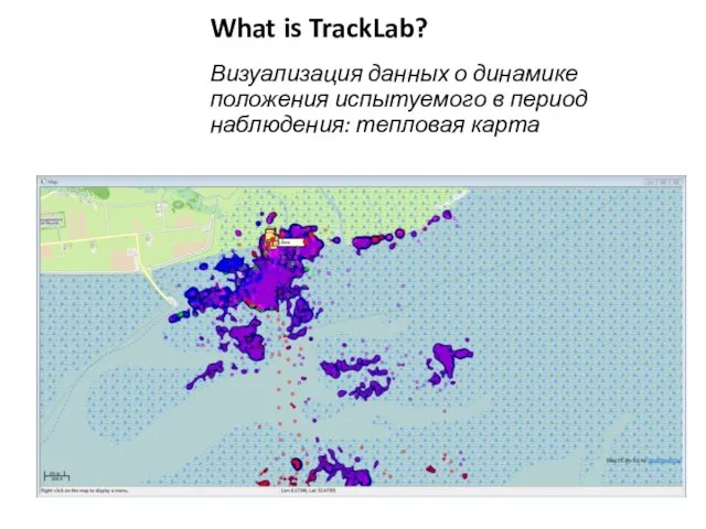 What is TrackLab? Визуализация данных о динамике положения испытуемого в период наблюдения: тепловая карта