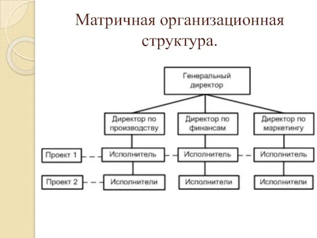 Матричная организационная структура.