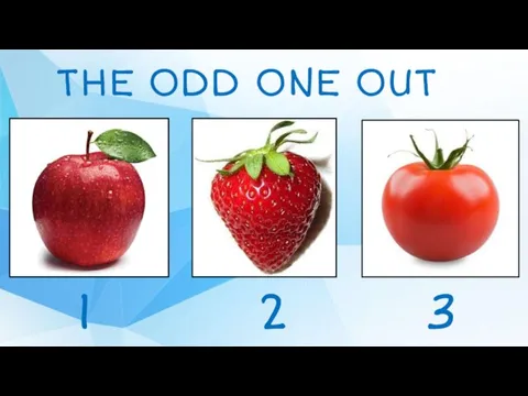 THE ODD ONE OUT 1 2 3