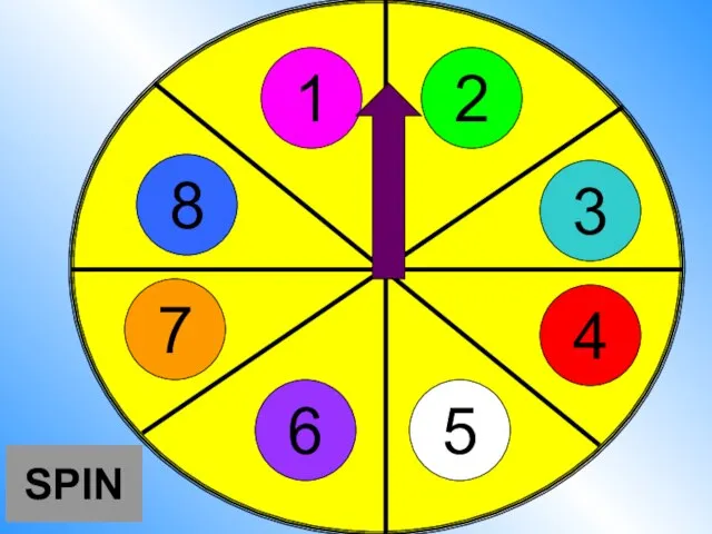 1 2 3 4 5 6 7 8 SPIN