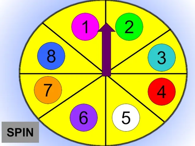 1 2 3 4 5 6 7 8 SPIN