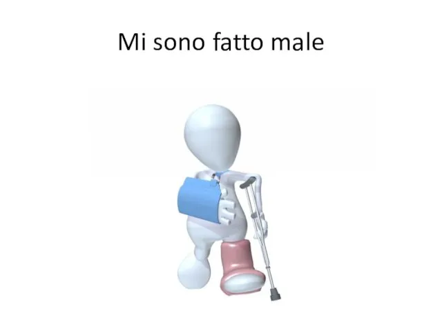 Mi sono fatto male