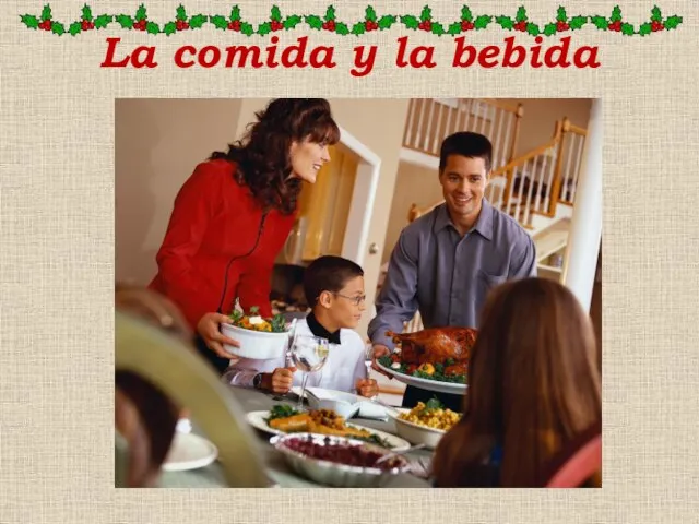 La comida y la bebida