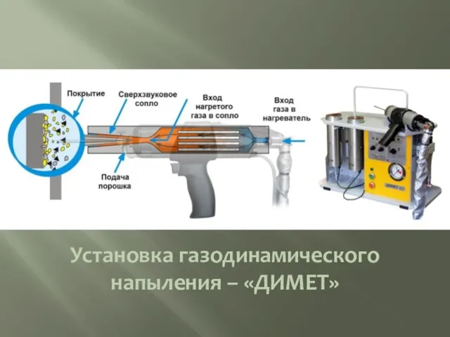 Установка газодинамического напыления – «ДИМЕТ»