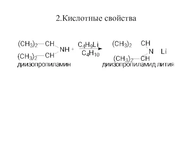 2.Кислотные свойства