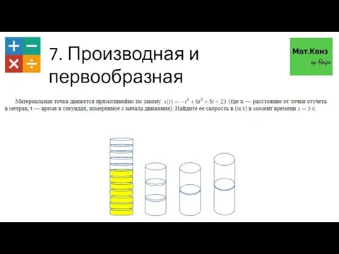 7. Производная и первообразная