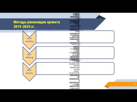 Методы реализации проекта 2019-2024 гг.