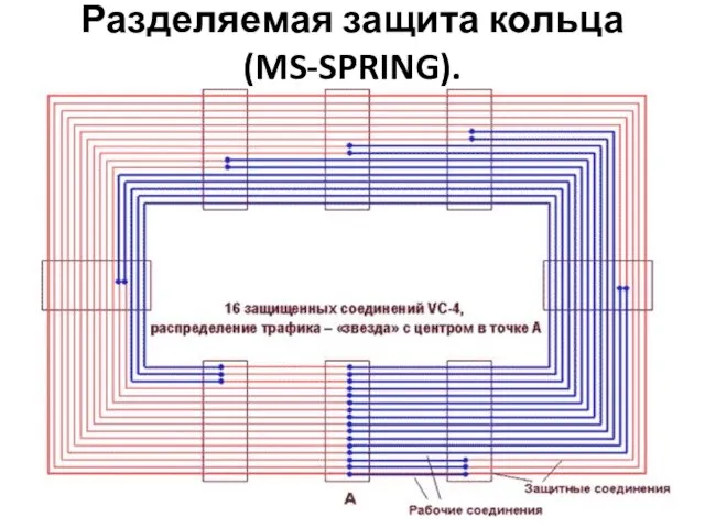 Разделяемая защита кольца (MS-SPRING).
