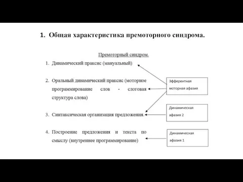 Общая характеристика премоторного синдрома.