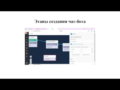 Этапы создания чат-бота