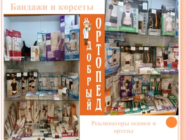 Бандажи и корсеты Реклинаторы осанки и ортезы