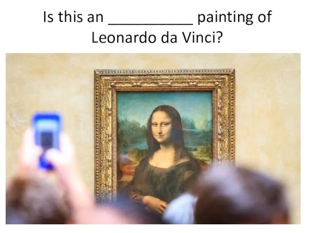 Is this an __________ painting of Leonardo da Vinci?
