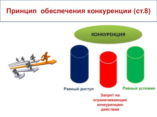 Принцип обеспечения конкуренции (ст.8)