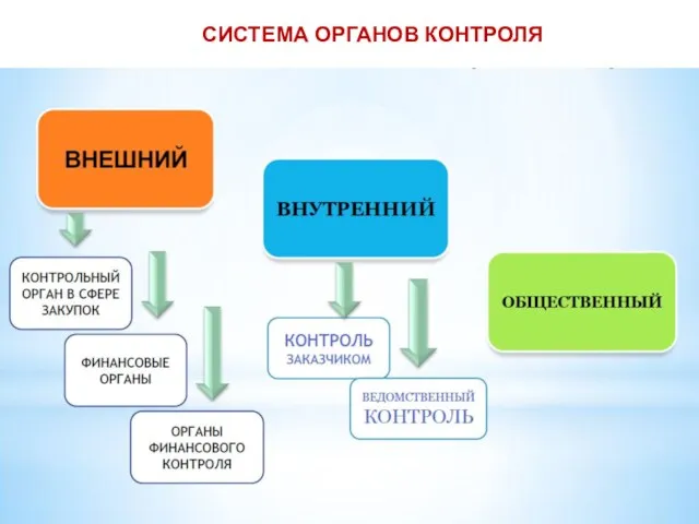 СИСТЕМА ОРГАНОВ КОНТРОЛЯ