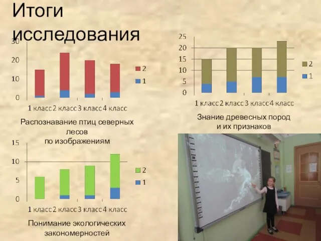 Итоги исследования Распознавание птиц северных лесов по изображениям Знание древесных пород и