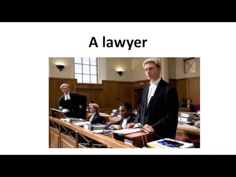 A lawyer