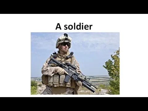 A soldier