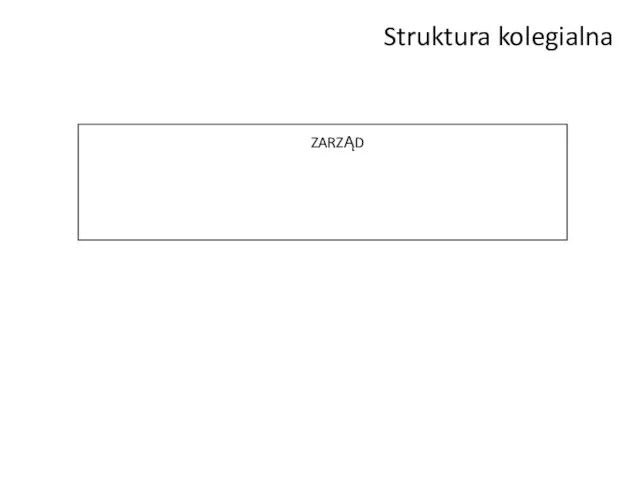 Struktura kolegialna ZARZĄD