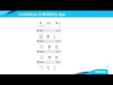 Installation E-Mobility App