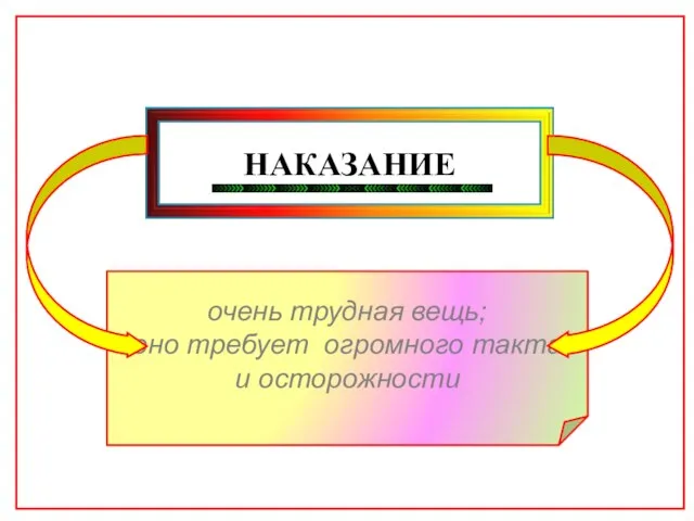 очень трудная вещь; оно требует огромного такта и осторожности