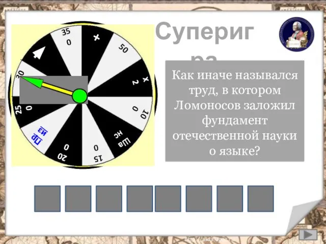 Суперигра Как иначе назывался труд, в котором Ломоносов заложил фундамент отечественной науки