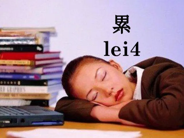 累 lei4