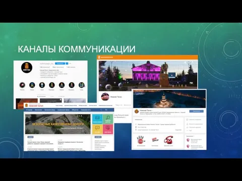 КАНАЛЫ КОММУНИКАЦИИ