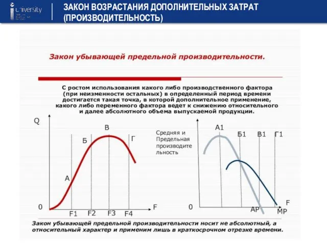 ЗАКОН ВОЗРАСТАНИЯ ДОПОЛНИТЕЛЬНЫХ ЗАТРАТ (ПРОИЗВОДИТЕЛЬНОСТЬ)