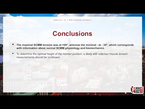 Conclusions The maximal SCMM tension was at +60°, whereas the minimal -