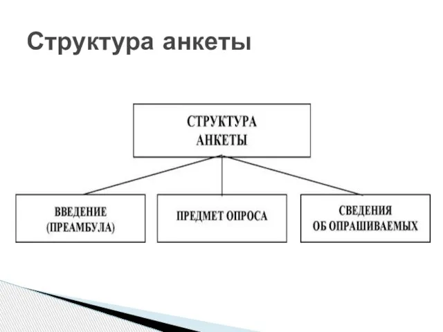 Структура анкеты