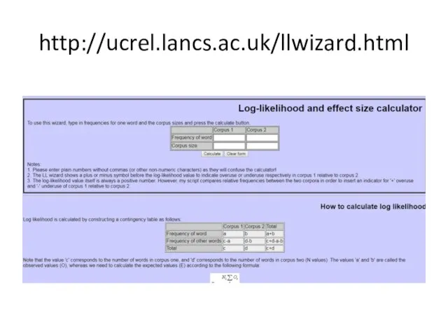 http://ucrel.lancs.ac.uk/llwizard.html