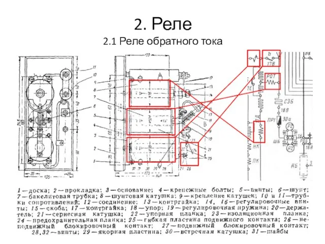 2. Реле 2.1 Реле обратного тока