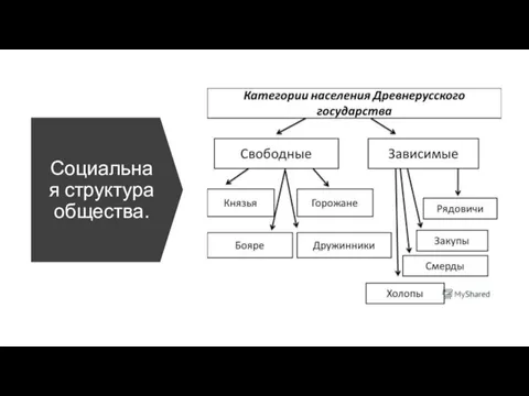 Социальная структура общества.