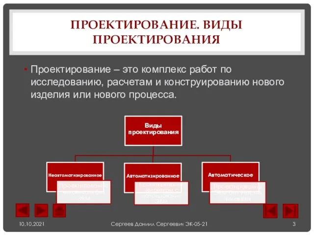 ПРОЕКТИРОВАНИЕ. ВИДЫ ПРОЕКТИРОВАНИЯ Проектирование – это комплекс работ по исследованию, расчетам и