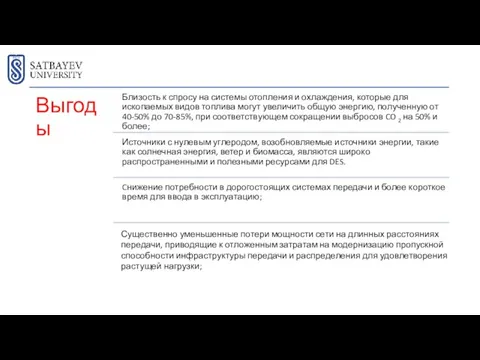 Существенно уменьшенные потери мощности сети на длинных расстояниях передачи, приводящие к отложенным