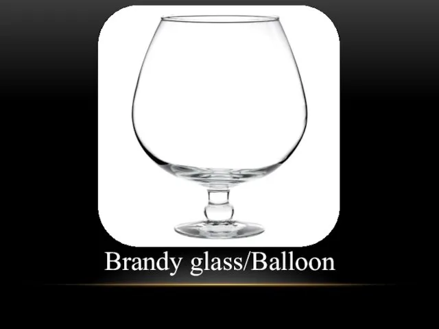 Brandy glass/Balloon