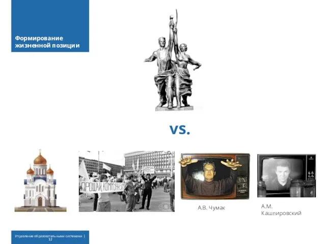 Формирование жизненной позиции vs. А.В. Чумак А.М. Кашпировский