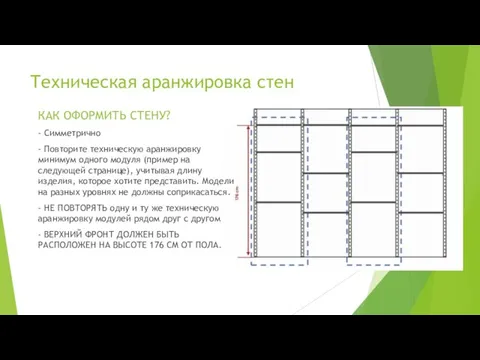 Техническая аранжировка стен КАК ОФОРМИТЬ СТЕНУ? - Симметрично - Повторите техническую аранжировку