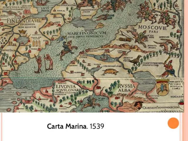 Carta Marina. 1539