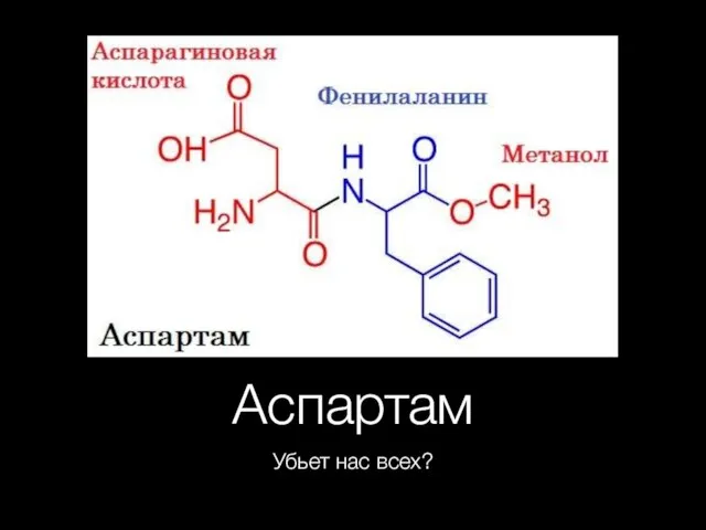 Аспартам Убьет нас всех?