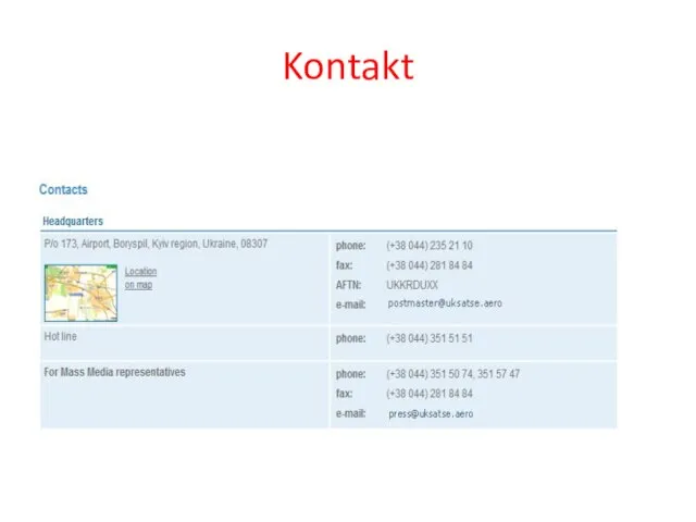 Kontakt