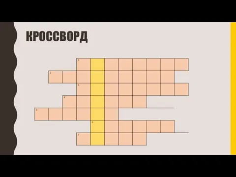 КРОССВОРД