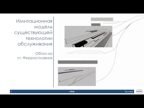 28.12.2020 НЛМК Имитационная модель существующей технологии обслуживания Обгон на ст. Ферросплавная