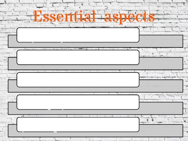Essential aspects