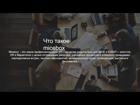 Что такое micebox Micebox - это новое профессиональное ИТ— решение разработано для