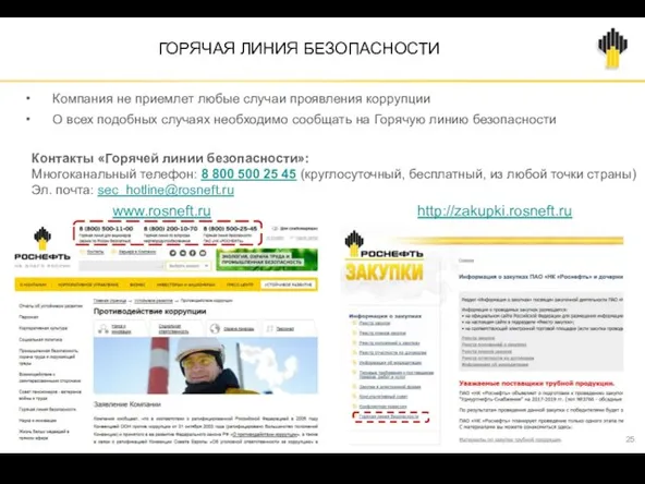 Контакты «Горячей линии безопасности»: Многоканальный телефон: 8 800 500 25 45 (круглосуточный,